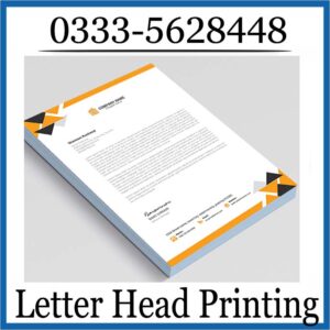 Letterhead Printing in Islamabad