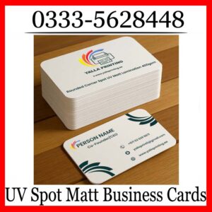 Matt Raised Spot UV Smooth Business Card